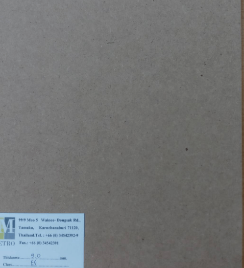 METRO ไม้อัด MDF เปลือย #9 120x240ซม.