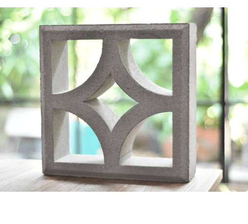 สมาร์ท บล็อคมวลเบาตกแต่ง ลายเหรียญทอง ขนาด 30X30X9ซม