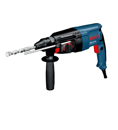 BOSCH สว่านโรตารี่ 800W GBH 2-26 DE 181810012314 *แถมฟรีของแถม-ชุดดอกสกัดดอกโรตารี่ SDS-Plus X Line 5Pcs Bosch*