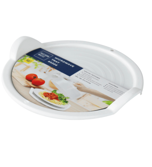 MICRONWARE ถาดรองไมโครเวฟ 5306 สีขาว