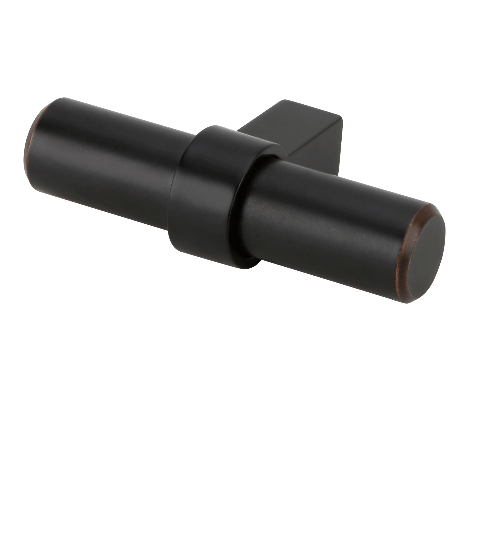 HAFELE ปุ่มจับเฟอร์นิเจอร์ซิงค์อัลลอยด์ ขนาด 60x33 มม.481.01.433 สีดำอมน้ำตาล