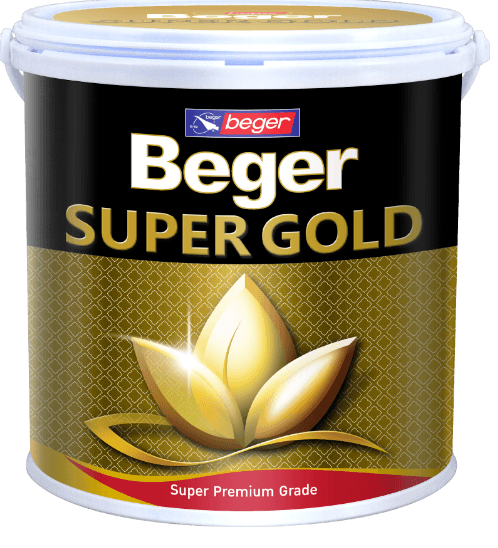 Beger สีทองคำ A/C 707 1กล. สูตรน้ำ เฉดสีทองคำพิเศษ