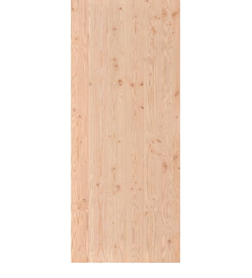 D2D ประตูไม้ดักลาสเฟอร์ บานทึบเรียบ ขนาด 100x220ซม. Eco Pine -88