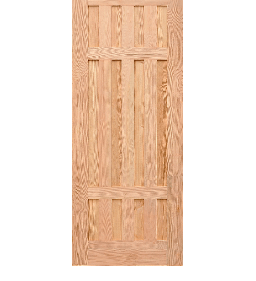 D2D ประตูไม้สนนิวซีแลนด์ ขนาด 90x200 ซม. Eco Pine - 027 ธรรมชาติ