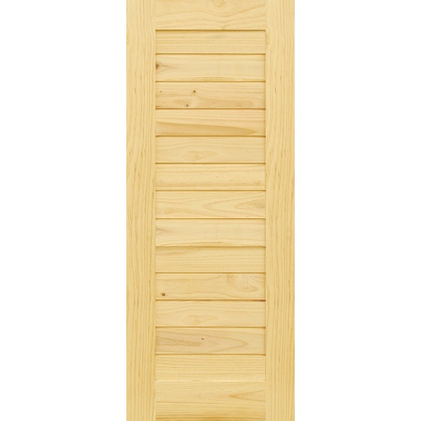 D2D ประตู ไม้สนนิวซีแลนด์ ขนาด  69.50x180cm.  Eco Pine-001 