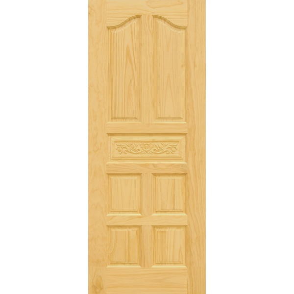 D2D ประตูไม้สนนิวซีแลนด์ ขนาด 100x195cm. Eco Pine-010