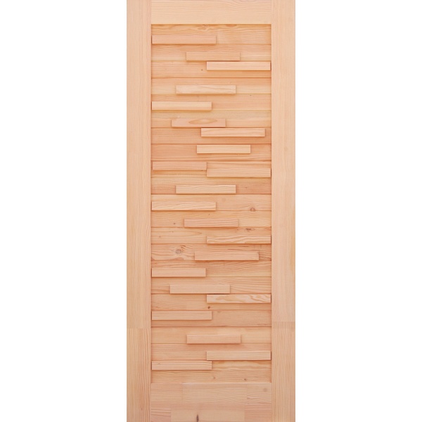 ประตูไม้ดักลาสเฟอร์ Eco Pine-030 130x220 cm.