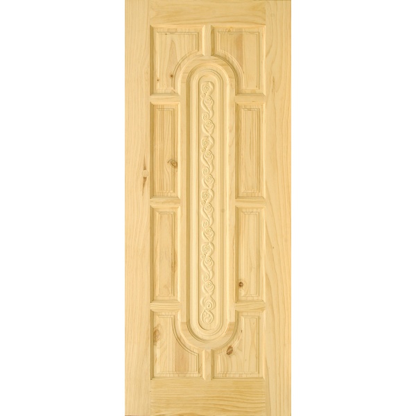 D2D ประตูไม้สนนิวซีแลนด์ขนาด 80x230 cm. Eco Pine-023