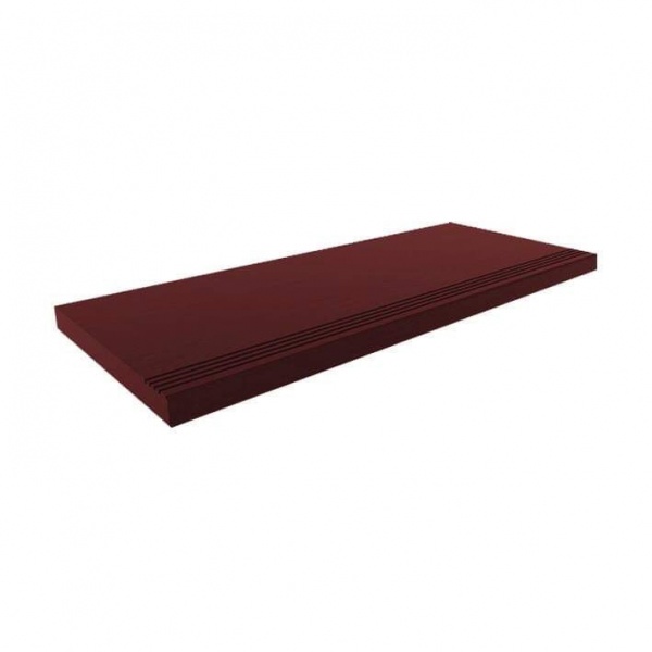 MJ บันไดไม้จริงลูกนอน 3x30x120ซม. สีมะค่า TR012-MK