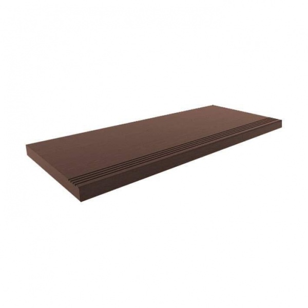 MJ บันไดไม้จริงลูกนอน 3x30x120ซม. สีโอ๊ค TR011-O