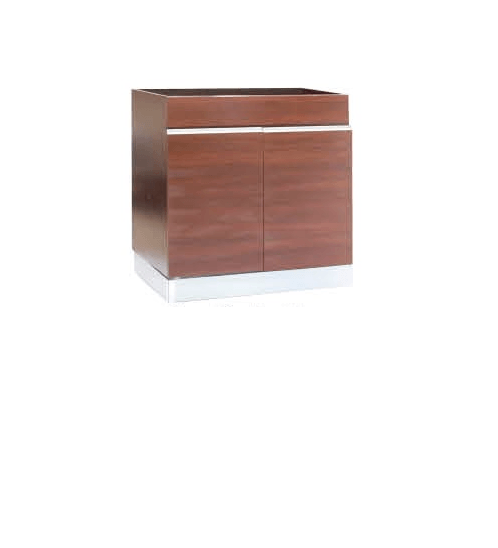 MJ ตู้ตั้งพื้นบานเปิดคู่ พิเศษบากเสา สีวอลนัท SAV-JSW828V-WN