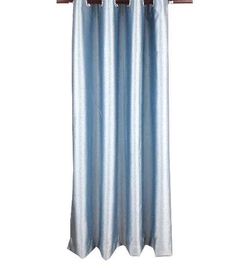 Davinci ม่านประตูตาไก่ ขนาด 150x250 ซม. 7701-2 D สีฟ้า