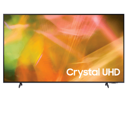 SAMSUNG โทรทัศน์ Crystal UHD TV ขนาด 60 นิ้ว UA60AU8100KXXT สีดำ
