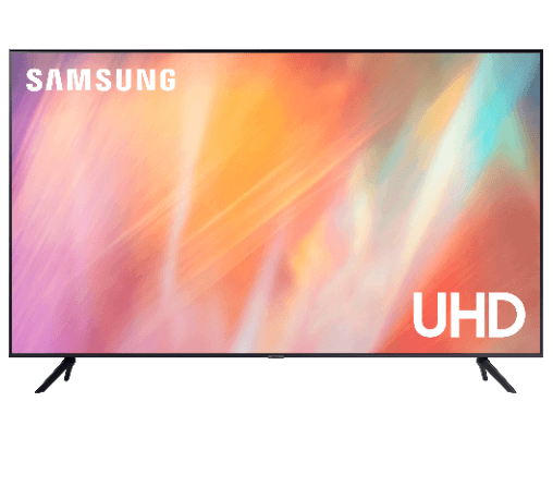 SAMSUNG โทรทัศน์ UHD TV ขนาด 55 นิ้ว UA55AU7700KXXT สีดำ