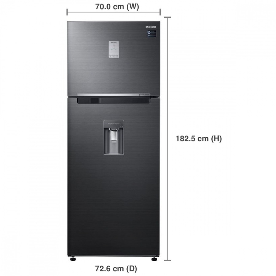 SAMSUNG ตู้เย็น 2 ประตู 18.7 คิว RT53K6655BS/ST สีเทา