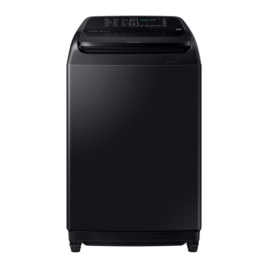 SAMSUNG เครื่องซักผ้าฝาบน Inverter 15 กก. WA15R6380BV/ST สีดำ