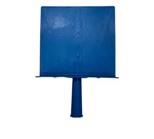 W.PLASTIC กะบะปูน PP ขนาด 21x22 ซม. สีฟ้า (โหล)