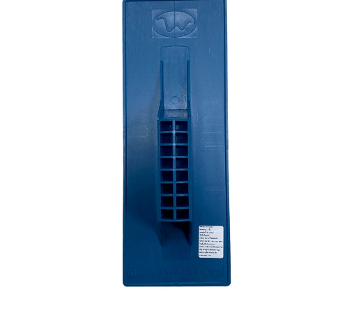 W.PLASTIC เกียงฉาบปูน PP ขนาด 11x29.5x7.5 ซม. (โหล) สีฟ้า