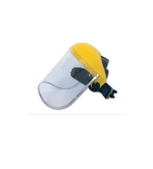 LONGWELL หน้ากากกันสะเก็ด สีเหลือง M-8 ลองเวล Longwell Face Shield M-8