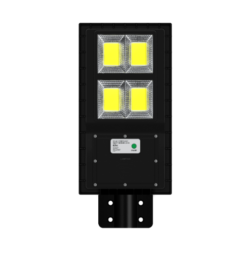 LAMPTAN โคมไฟถนนโซลาร์เซลล์ LED 60W IP65 รุ่นสมาร์ทเซ็นเซอร์ จีนิกซ์ แสงเดย์ไลท์
