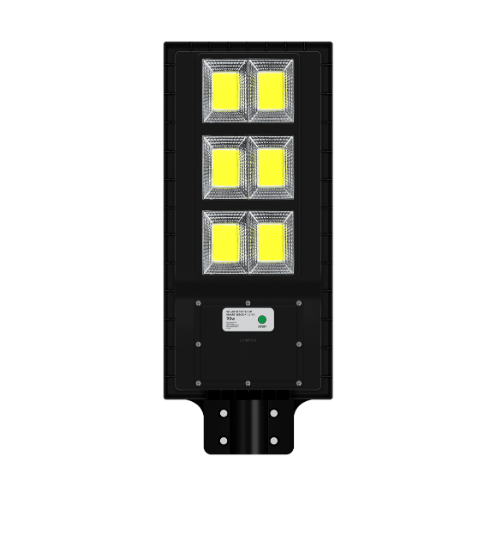 LAMPTAN โคมไฟถนน โซล่าร์เซลล์ LED 90W แสงเดย์ไลท์ รุ่นสมาร์ทเซ็นเซอร์ จีนิกซ์ IP65 สมาร์ทเซ็นเซอร์ จีนิกซ์ สีดำ