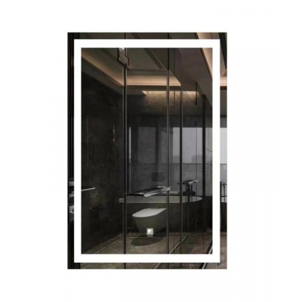 NICE กระจกเงาแบบมีไฟ LED ขนาด 60x80 cm. LG001