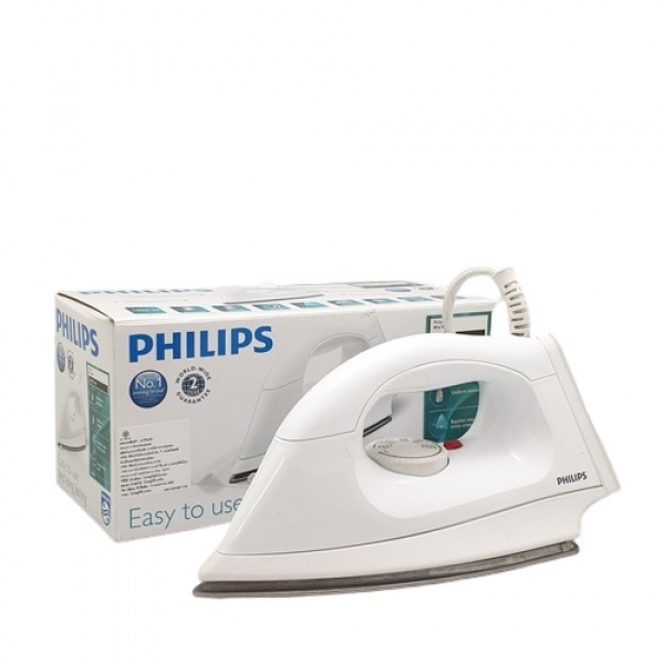 PHILIPS เตารีดแห้ง 1000วัตต์ HI108 สีขาว