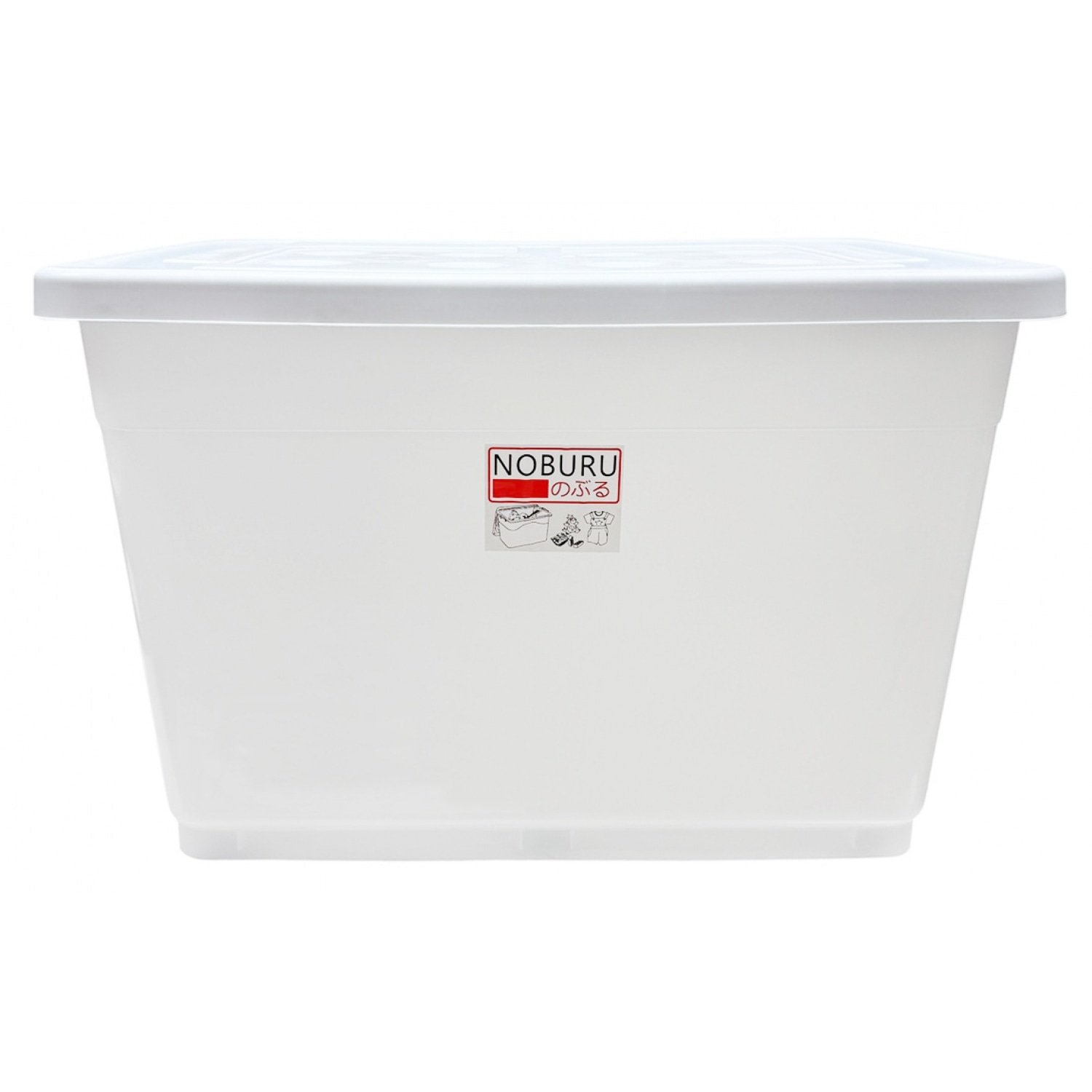 NOBURU กล่องเก็บของ 160L มีล้อ ขนาด 59x79x76 cm. รุ่น FG/G BOX#160 สีใส