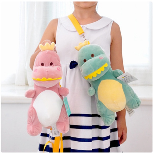 USUPSO กระเป๋าสะพายไดโนเสาร์ 30 ซม. (#L9) สีเขียว