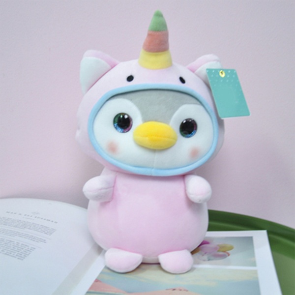 USUPSO ตุ๊กตายูนิคอนแปลงร่างบิ๊กอาย 35 ซม. (#P9) สีชมพู