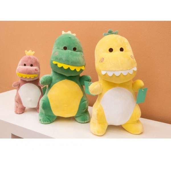 USUPSO ตุ๊กตาไดโนเสาร์ ซีรี่ส์ 2 ขนาด 40 ซม. สีเหลือง