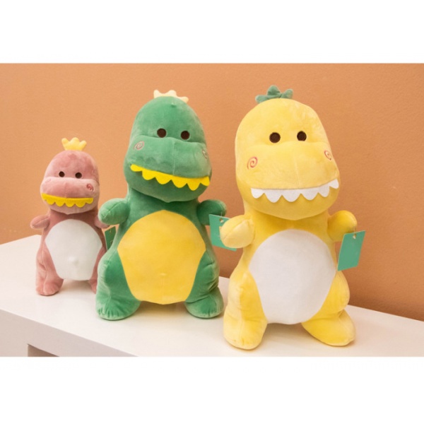 USUPSO ตุ๊กตาไดโนเสาร์ซีรี่ส์ 3 ขนาด 25 ซม. สีเหลือง
