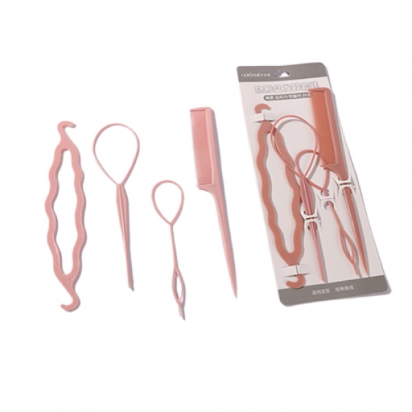 USUPSO ชุดอุปกรณ์จัดแต่งทรงผม - สีชมพู