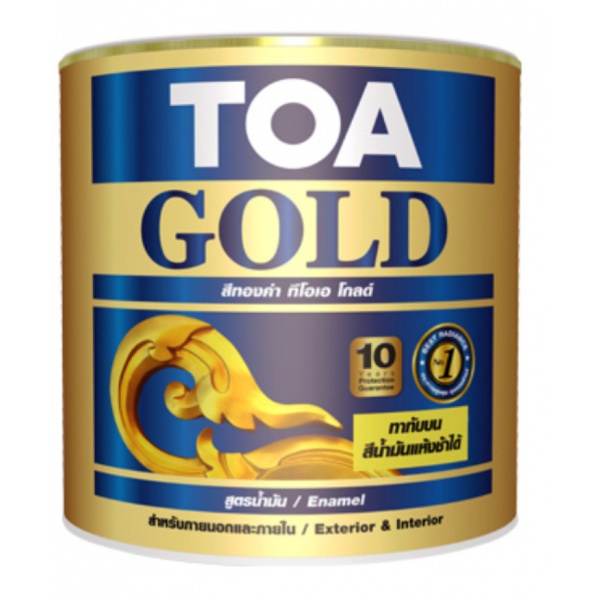 TOA โกลด์ สีน้ำมันอะคริลิค 1 กล #GE234 สีทอง