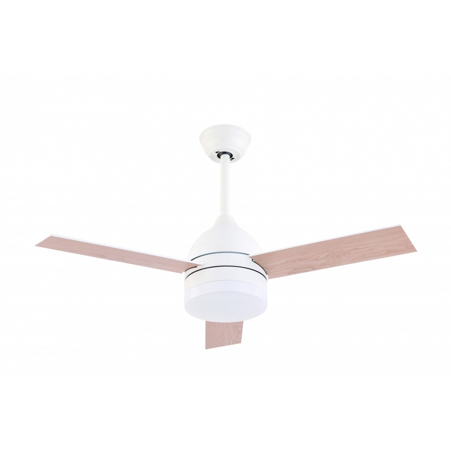 EILON โคมไฟพัดลมเพดานยุโรป ZW-0016/3P สีขาว