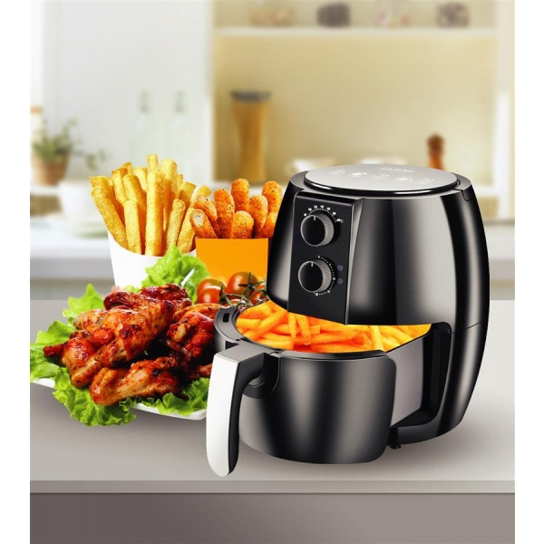 CLOSE หม้อทอดไร้น้ำมัน ขนาด 4.5 L HB-8005A สีดำ