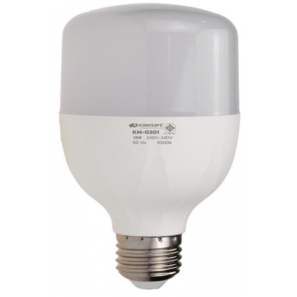 Kamisafe หลอดไฟ LED BULB LIGHT 13W KM-0301 สีขาว