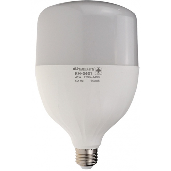 Kamisafe หลอดไฟ LED BULB LIGHT 45W KM-0601 สีขาว