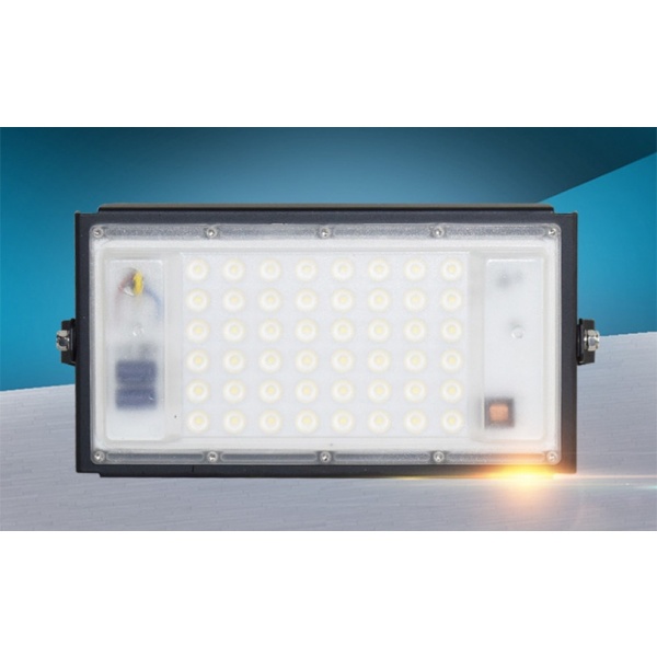 EILON สปอร์ตไลท์ LED 50W 6500K ปรับเอียงได้ 180 องศา ETGD-50W-MS65 แสงเดย์ไลท์ สีดำ