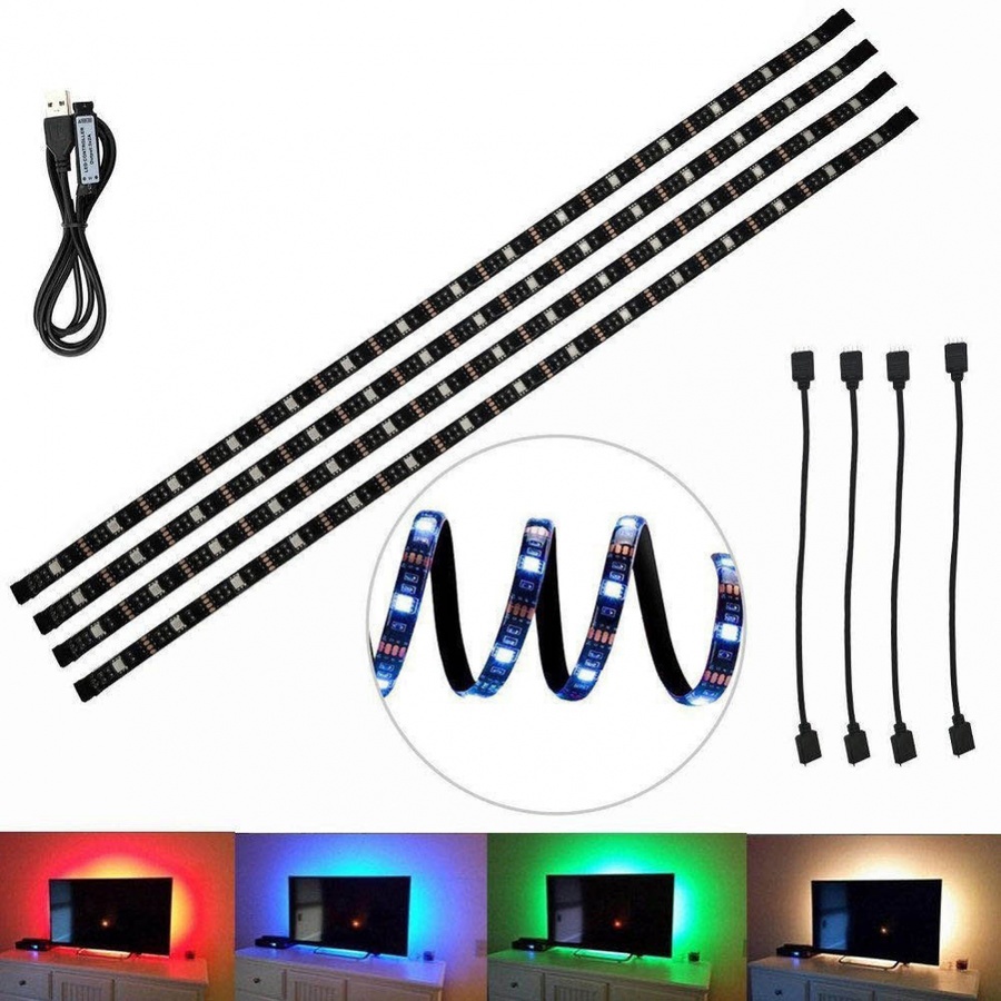 EILON ไฟเส้น Strips light Led รุ่น 5050USB ยาว 3 เมตร ปรับสี RGB ได้