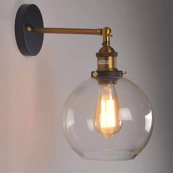 EILON โคมไฟผนังลอฟท์ 40W ขั้ว E27 MB42811-1D สีขาว