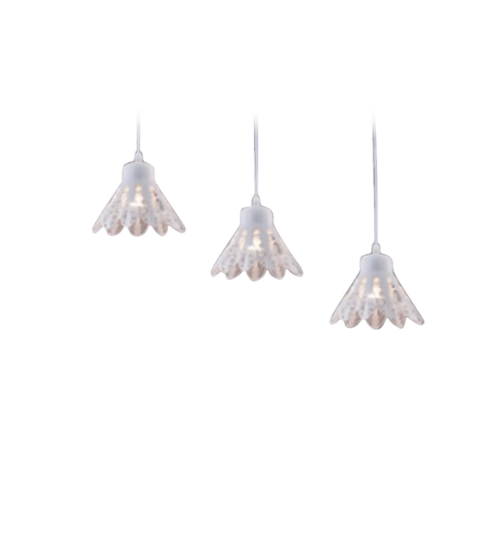 EILON โคมไฟแขวนโมเดิร์น รุ่น ZS-037-3หัว สีขาว