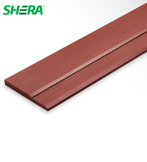SHERA ไม้เชิงชาย ผิวเรียบ ขนาด 2.2x23.5x300ซม.สีแดงมะฮอกกานี วันพลัส