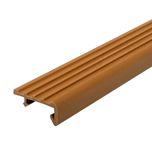 Success จมูกบันได PVC ขนาด 1.5M L38SS สีน้ำตาลอ่อน