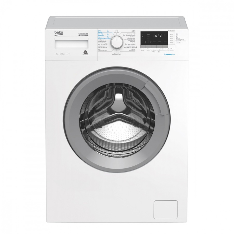 BEKO เครื่องซักผ้าฝาหน้า 8 กก. WCV8612X0ST สีขาว