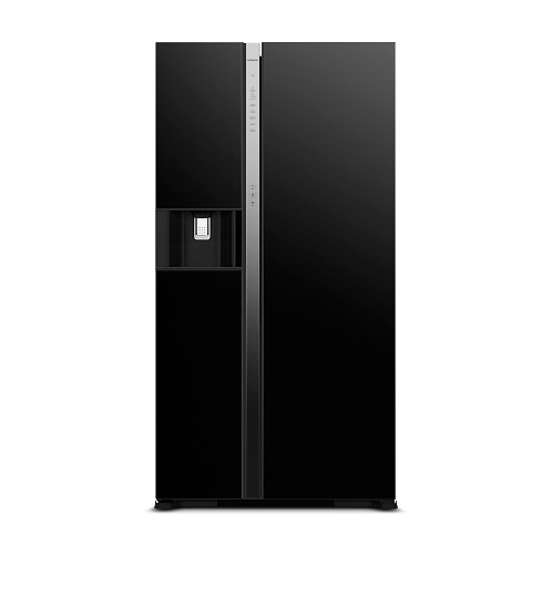 HITACHI ตู้เย็น Side by side 20.2 คิว RSX600GPTH0 GBK สีกระจกดำ