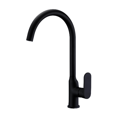 KARAT FAUCET ก๊อกซิงค์น้ำเย็นติดบนเคาน์เตอร์ KF-58-917-55 สีดำ