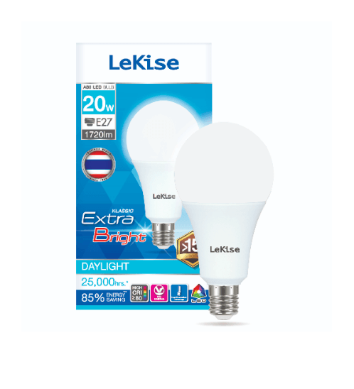 LEKISE หลอดไฟ LED A80 Klassic 20W EX - DL ขาว