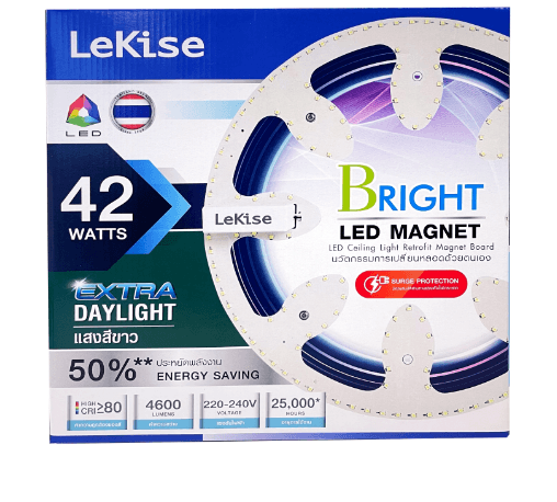 LEKISE ชุดเปลี่ยนหลอดโคมไฟเพดาน LED MAGNET 42 วัตต์ แสงขาว