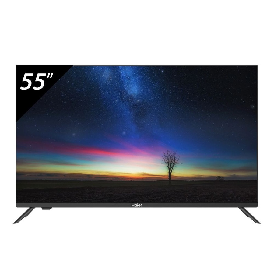 Haier โทรทัศน์ Smart Android TV 4K 55 LE55K8000UA สีดำ